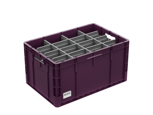 Stackable container EUROTEC MOVE